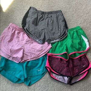 Nike Women's Athletic Shorts - Pink, Green, Teal, Black